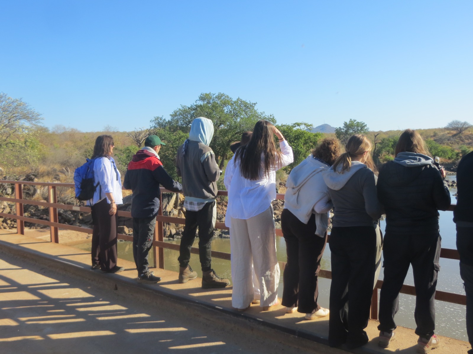 Life on safari — team in the field