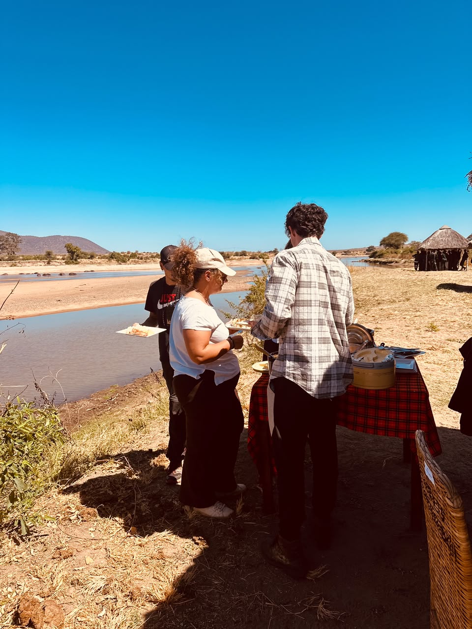 Life on safari — team and guests in Tanzania