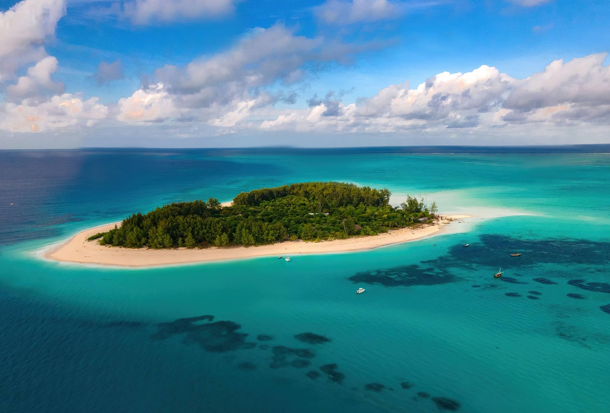 Mnemba Island Conservation Area landscape