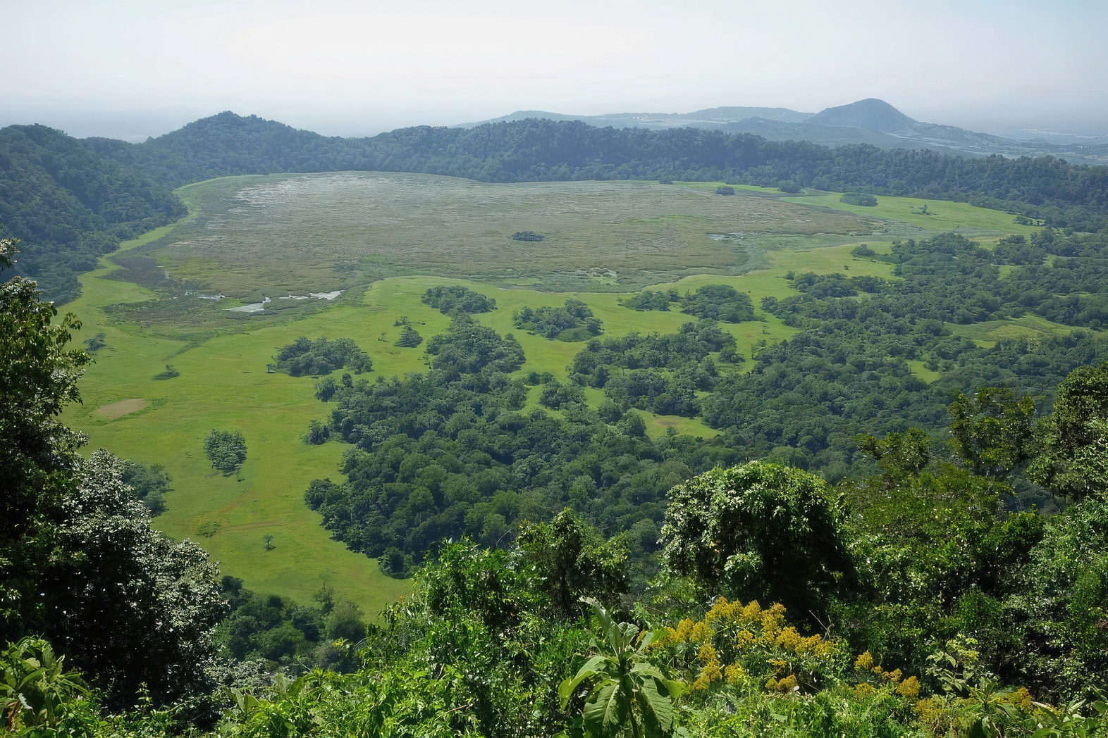 Ngurdoto Crater landscape